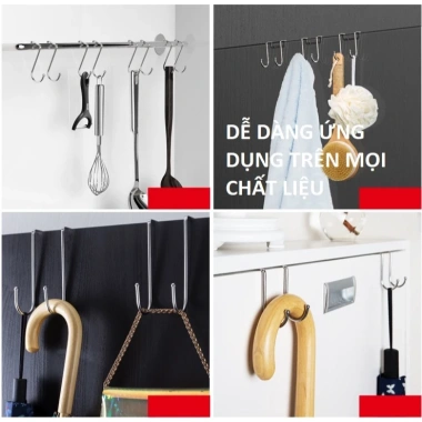Móc Treo Đồ Hình Chữ S Inox 304 Chịu Tải 10kg Giá 25.000 Giảm Đến 31.500