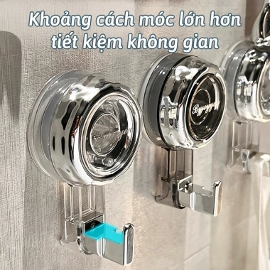 Móc Treo Đồ Hút Chân Không 10kg - Dán Tường Nhà Bếp, Phòng Tắm, Đa Năng - 29.000