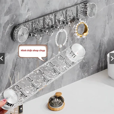 Móc treo đồ hút chân không đa năng cho tắm bếp - Tiết kiệm không gian, dễ lắp đặt | Shop Khánh Vy 4
