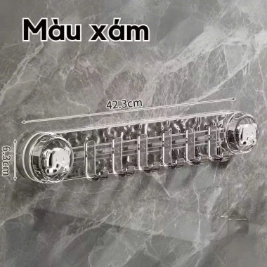 Móc treo đồ hút chân không đa năng cho tắm bếp - Tiết kiệm không gian, dễ lắp đặt | Shop Khánh Vy 5