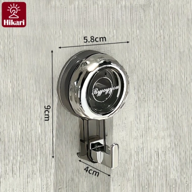 Móc Treo Đồ Hút Chân Không Đa Năng HIKARI – Hút Chắc, Không Khoan Đục, Tái Dùng
