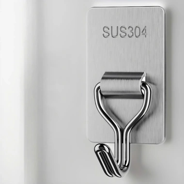 Móc Treo Đồ Inox Taky - Xoay 180°, Gắn/Tường Siêu Dính, Đa Năng, Giá 19.800đ