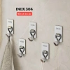 Móc Treo Đồ Inox Taky - Xoay 180°, Gắn/Tường Siêu Dính, Đa Năng, Giá 19.800đ 6