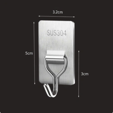 Móc Treo Đồ Inox Taky - Xoay 180°, Gắn/Tường Siêu Dính, Đa Năng, Giá 19.800đ 9