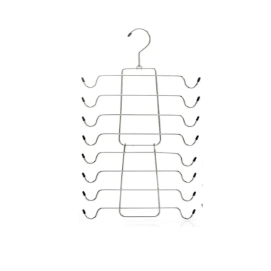 Móc Treo Đồ Lót 8 Tầng Inox Không Rỉ - Đa Năng Gấp Gọn, Treo Áo Bra & 2 Dây, Giá 20k