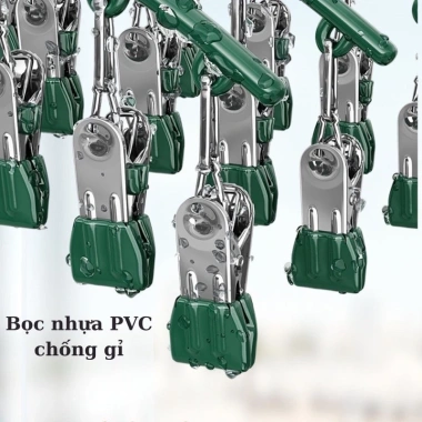 Móc treo đồ lót đa năng 10 kẹp chống trượt - Phơi quần áo, tất vớ, trẻ em giá 26.500₫