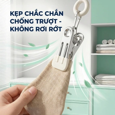 Móc Treo Đồ Lót Tất Vớ Đa Năng – Chống Trượt, Gọn Gàng, Sắp Xếp Thông Minh, Giá 75.000đ