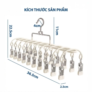 Móc Treo Đồ Lót Tất Vớ Đa Năng – Chống Trượt, Gọn Gàng, Sắp Xếp Thông Minh, Giá 75.000đ