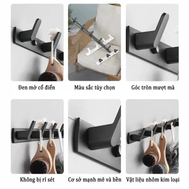 Móc treo đồ MEIDOO gắn tường đa năng - Tiện lợi cho bếp, tắm, vệ sinh, chỉ 79.000 VND 6
