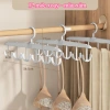 Móc treo đồ nhựa đa năng 12 thanh - tiện cho đồ lót, khăn tắm, thắt lưng, cà vạt, túi xách, mũ - Giá chỉ 19.800₫ 3