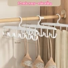 Móc treo đồ nhựa đa năng 12 thanh - tiện cho đồ lót, khăn tắm, thắt lưng, cà vạt, túi xách, mũ - Giá chỉ 19.800₫ 4