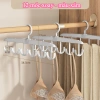 Móc treo đồ nhựa đa năng 12 thanh - tiện cho đồ lót, khăn tắm, thắt lưng, cà vạt, túi xách, mũ - Giá chỉ 19.800₫ 9
