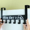 Móc Treo Đồ Nice Day Đen - Thép Sơn Tĩnh Điện Chống Gỉ, Treo Quần Áo An Toàn, 45k