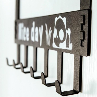 Móc Treo Đồ Nice Day Đen - Thép Sơn Tĩnh Điện Chống Gỉ, Treo Quần Áo An Toàn, 45k 5