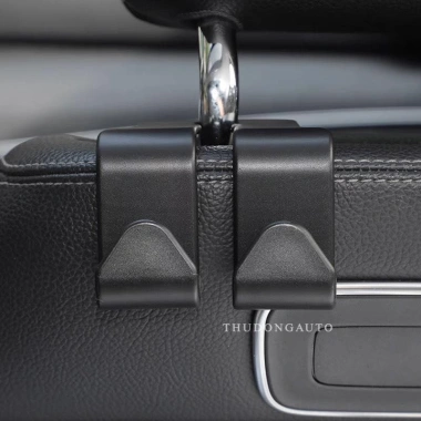 Móc Treo Đồ Ô Tô 2 Đầu Nâng Cấp - Kẹp Điện Thoại Ipad, Nấc Chỉnh Đa Năng, Giá 8.400 VND