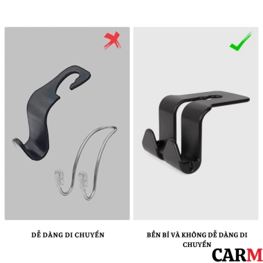 Móc Treo Đồ Ô Tô Hai Đầu Đa Năng CarMax - Giá Đỡ Điện Thoại Gắn Lưng Ghế Xe, Chỉ 39.997₫ 9 Móc Treo Đồ Ô Tô Hai Đầu Đa Năng CarMax - Giá Đỡ Điện Thoại Gắn Lưng Ghế Xe, Chỉ 39.997₫ 9