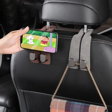 Móc treo đồ ô tô PICAUTO da lộn hợp kim kẽm – Đa năng gắn sau ghế, 59.000₫