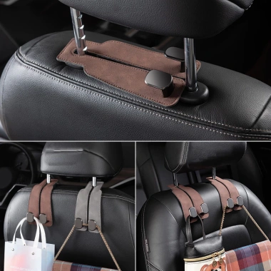 Móc treo đồ ô tô PICAUTO da lộn hợp kim kẽm – Đa năng gắn sau ghế, 59.000₫