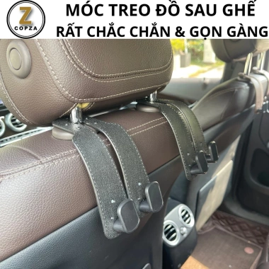 Móc treo đồ sau ghế ô tô cao cấp da PU sang trọng - tiện lợi, thiết kế thông minh COPZA - giá ưu đãi 45.000đ 5 Móc treo đồ sau ghế ô tô cao cấp da PU sang trọng - tiện lợi, thiết kế thông minh COPZA - giá ưu đãi 45.000đ 5