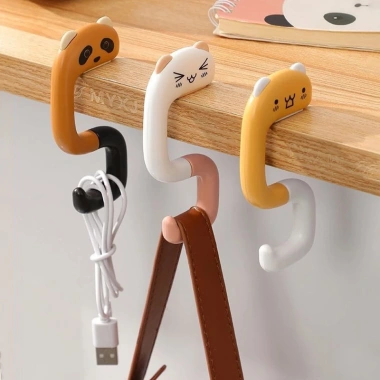 Móc treo đồ, túi, sách, quần áo gắn bên hông - Tiện lợi cho bàn làm việc và bàn học, phù hợp mọi nhu cầu - 15.000₫