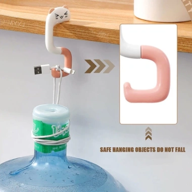 Móc treo đồ, túi, sách, quần áo gắn bên hông - Tiện lợi cho bàn làm việc và bàn học, phù hợp mọi nhu cầu - 15.000₫