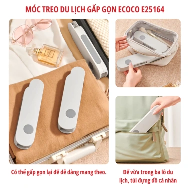 Móc treo du lịch ECOCO đa năng gấp gọn 7 lỗ thông minh phơi đồ linh hoạt – 85.000₫ 7 Móc treo du lịch ECOCO đa năng gấp gọn 7 lỗ thông minh phơi đồ linh hoạt – 85.000₫ 7