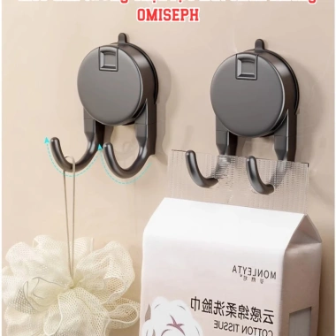 Móc treo hút chân không đa năng Omiseph - Tiết kiệm không gian, lắp nhanh, chỉ 42.000₫