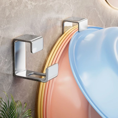 Móc treo inox dán tường đa năng, tiết kiệm không gian - Giá chỉ 29.000đ