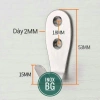 Móc treo inox tròn nhỏ dày 2mm, bắt tường đa năng, tiện dụng cho đồ cá nhân 15.000₫