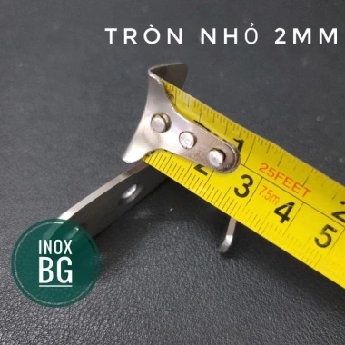 Móc treo inox tròn nhỏ dày 2mm, bắt tường đa năng, tiện dụng cho đồ cá nhân 15.000₫