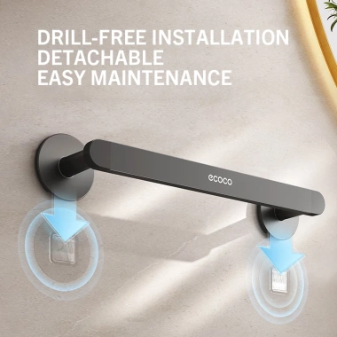 Móc Treo Khăn Ecoco Không Cần Khoan Tiết Kiệm Không Gian - Giá 75.000đ Giảm Sốc