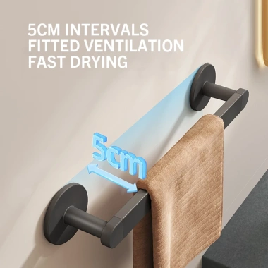 Móc Treo Khăn Ecoco Không Cần Khoan Tiết Kiệm Không Gian - Giá 75.000đ Giảm Sốc