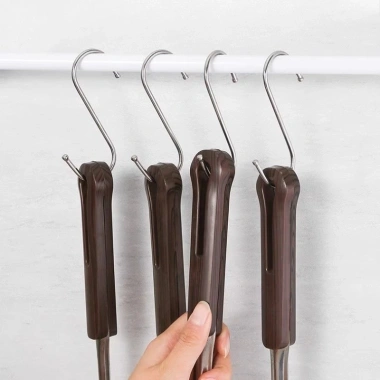 Móc treo kim loại chữ S thép không gỉ 10/20/30 cái - Đa chức năng lưu trữ phòng tắm, nhà bếp, quần áo - Giao nhanh 6