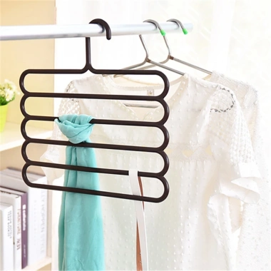 Móc Treo Mắc Quần Áo 5 Tầng Thông Minh - Tiết Kiệm Không Gian, Giá Chỉ 12.5k