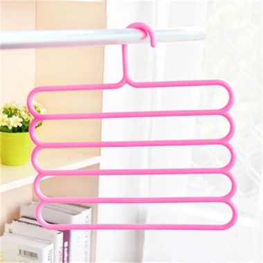 Móc Treo Mắc Quần Áo 5 Tầng Thông Minh - Tiết Kiệm Không Gian, Giá Chỉ 12.5k