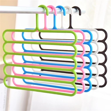 Móc Treo Mắc Quần Áo 5 Tầng Thông Minh - Tiết Kiệm Không Gian, Giá Chỉ 12.5k