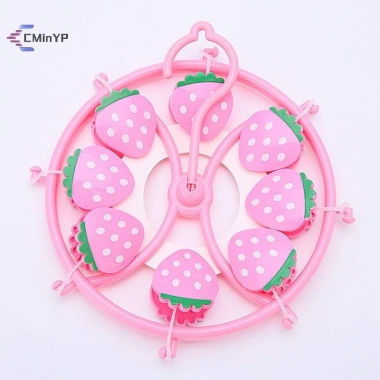 Móc treo máy sấy quần áo dâu tây đáng yêu - Giá phơi đồ lót, gia dụng, chống gió, dành cho nhà mới, chỉ 52.580₫ 4 Móc treo máy sấy quần áo dâu tây đáng yêu - Giá phơi đồ lót, gia dụng, chống gió, dành cho nhà mới, chỉ 52.580₫ 4