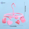 Móc treo máy sấy quần áo dâu tây đáng yêu - Giá phơi đồ lót, gia dụng, chống gió, dành cho nhà mới, chỉ 52.580₫ 5