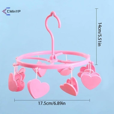 Móc treo máy sấy quần áo dâu tây đáng yêu - Giá phơi đồ lót, gia dụng, chống gió, dành cho nhà mới, chỉ 52.580₫