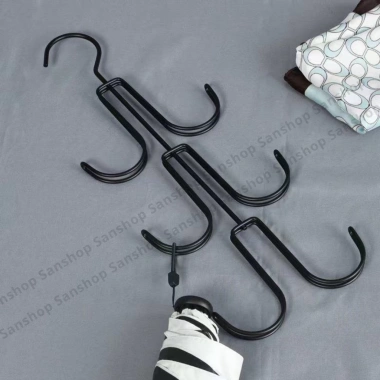 Móc treo mũ, túi, quần áo 3 tầng thép không gỉ đa năng - Tiện lợi, chỉ 29.000₫ | San Shop 5