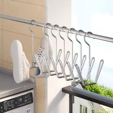 Móc Treo Phơi Giày Inox 304 Không Gỉ Siêu Bền - Đa Năng Giữ Form, Giá 15.000 VND 3