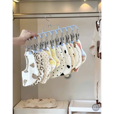 Móc treo phơi quần áo chống gió 20 kẹp - Giá treo không gỉ, móc giày di động chống trượt đa chức năng, chỉ 99.000₫ 3 Móc treo phơi quần áo chống gió 20 kẹp - Giá treo không gỉ, móc giày di động chống trượt đa chức năng, chỉ 99.000₫ 3
