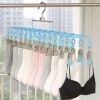 Móc treo phơi quần áo SKJK thép không gỉ 20 kẹp, chống gió không trượt, tiết kiệm không gian - 124.850 VND 8