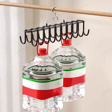 Móc treo quần áo 20 kẹp đa năng GREENSINDOOR - inox không gỉ, móc phơi giày, tiết kiệm không gian - giá 63.500đ