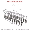 Móc Treo Quần Áo 20 Kẹp Đa Năng Thép Bọc Nhựa Siêu Bền Giá Ưu Đãi 75.000 VNĐ 8