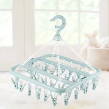 Móc treo quần áo 32 kẹp đa năng gấp gọn tiện dụng giá chỉ 41.000 VND