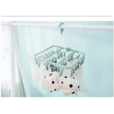 Móc treo quần áo 32 kẹp đa năng gấp gọn tiện dụng giá chỉ 41.000 VND