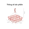 Móc Treo Quần Áo 32 Kẹp Đa Năng JYoohome Nhựa Tiện Lợi Phơi Đồ Trẻ Em Giá 40.000 VND 5