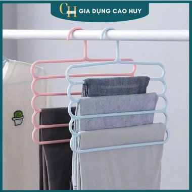 Móc Treo Quần Áo 5 Tầng Gấp Gọn - Tiết Kiệm Diện Tích, An Toàn, Đa Năng, Giá Chỉ 36.000₫