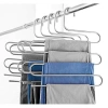 Móc treo quần áo 5 tầng inox chống gỉ thiết kế ziczac - Tiết kiệm không gian 2